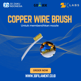 Copper Wire Brush untuk Bersihkan Nozzle dari FIlament